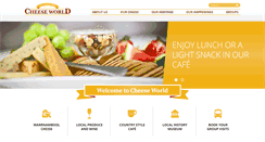 Desktop Screenshot of cheeseworld.com.au
